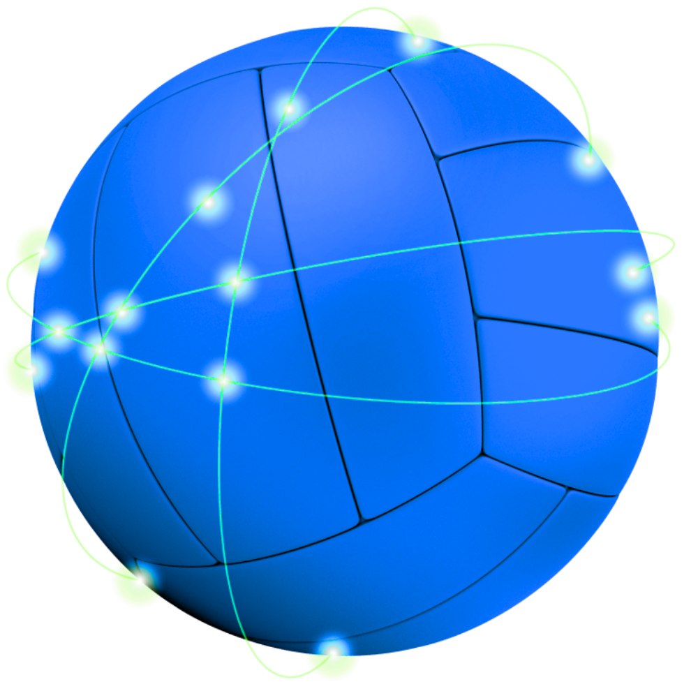 SportMicro beach-volleyball logo